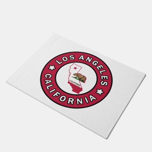 Los Angeles California Deurmat (Schuin)