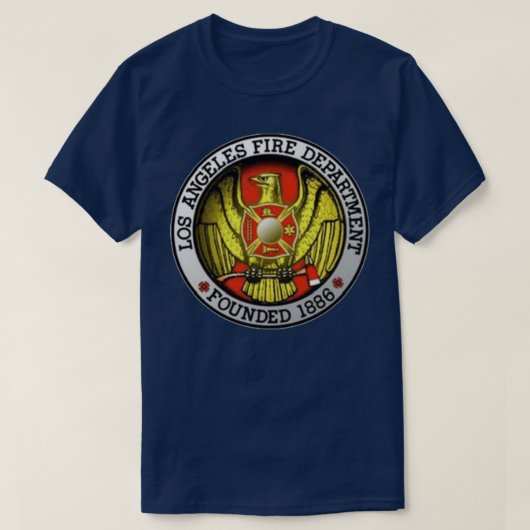 Los Angeles California Fire Department T-shirt (Design voorkant)