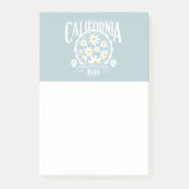 Los Angeles California Floral Graphic Post-it® Notes (Voorkant)