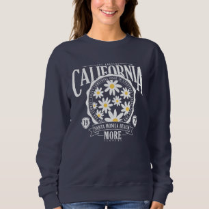 Los Angeles California Floral Graphic Trui