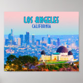 Los Angeles California Griffith Observatory Poster (Voorkant)