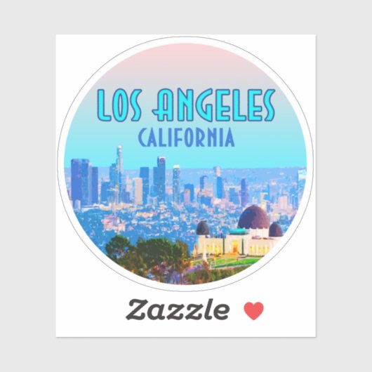 Los Angeles California Griffith Observatory Sticker (Vel)