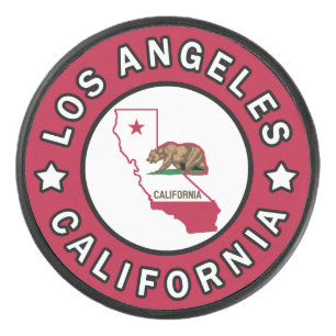 Los Angeles California Hockey Puck