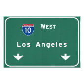 Los Angeles California Interstate Highway Freeway Foto Afdruk (Voorkant)
