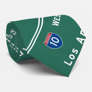 Los Angeles California Interstate Highway Freeway Stropdas