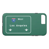Los Angeles California Interstate Snelweg Autosnel Case-Mate iPhone Case (Achterkant (Horizontaal))