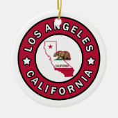 Los Angeles California Keramisch Ornament (Voorkant)