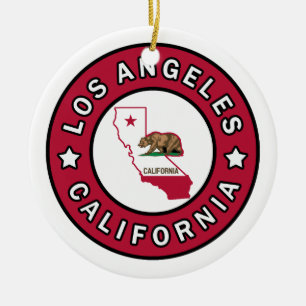 Los Angeles California Keramisch Ornament