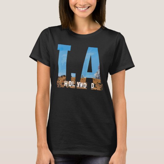 Los Angeles California La Pride 2 T-shirt (Voorkant)
