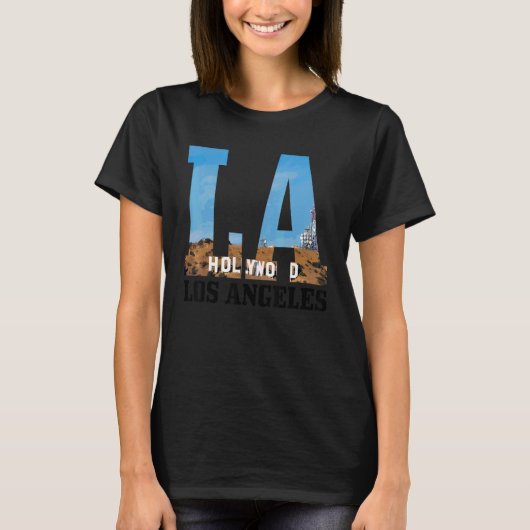 Los Angeles California La Pride T-shirt (Voorkant)