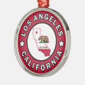 Los Angeles California Metalen Ornament (Links)