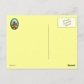 Los Angeles California Mission Briefkaart (Achterkant)