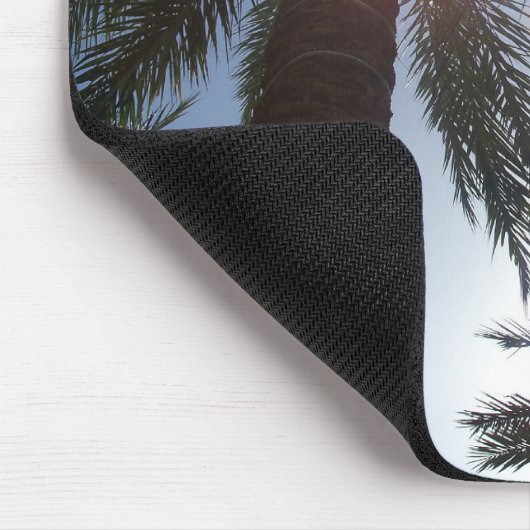 Los Angeles California Palm Tree Sunset Mousepad Muismat (Hoek)