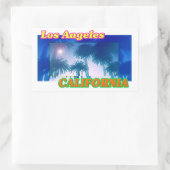 "Los Angeles CALIFORNIA" Palm Trees Sticker (Tas)