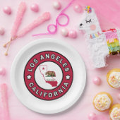 Los Angeles California Papieren Bordje (Feest)