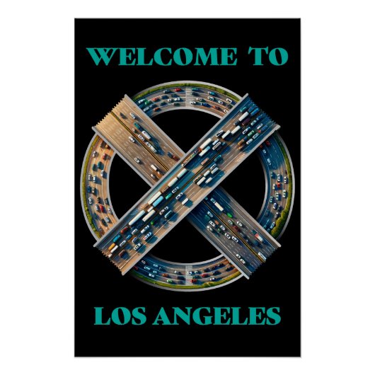 Los Angeles California Perfect Poster (Voorkant)