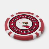 Los Angeles California Pokerchips (Enkel)