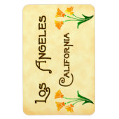 Los Angeles California Poppies Magnet Magneet (Verticaal)