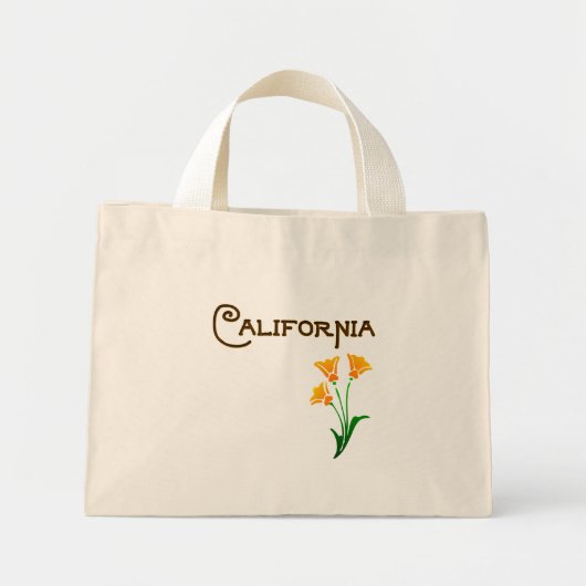 Los Angeles California Poppy Deco Tas (Voorkant)