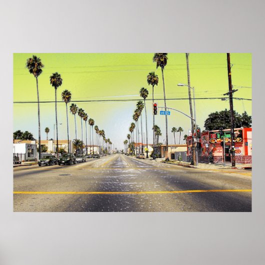 Los Angeles California Poster (Voorkant)