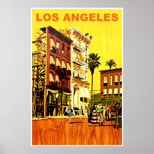 Los Angeles California poster (Voorkant)