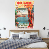  Los Angeles California Poster Canv Canvas Afdruk (Insitu (Slaapkamer))