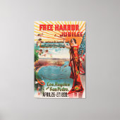  Los Angeles California Poster Canv Canvas Afdruk (Voorkant)