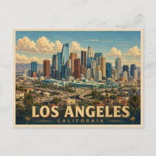 los angeles california reizen briefkaart