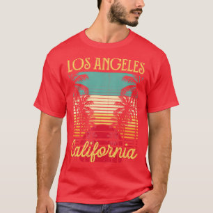 Los Angeles California Retro Palm Trees T-shirt