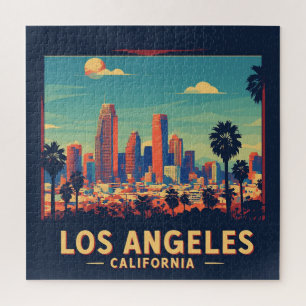 Los Angeles California Retro Reizen Legpuzzel