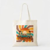 Los Angeles California Retro Tote Bag (Voorkant)