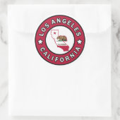 Los Angeles California Ronde Sticker (Tas)