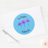 Los Angeles California Ronde Sticker (Envelop)