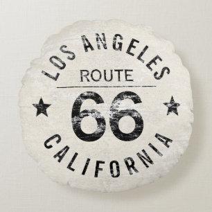 Los Angeles California Route 66 Rond Kussen