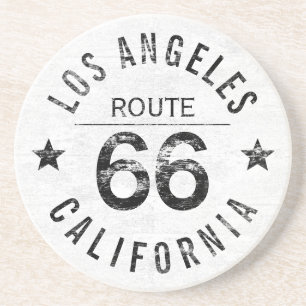 Los Angeles California Route 66 Zandsteen Onderzetter