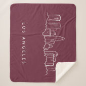 Los Angeles California Sherpa Deken (Voorkant)