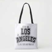 Los Angeles California Shopping canvas tas (Voorkant)