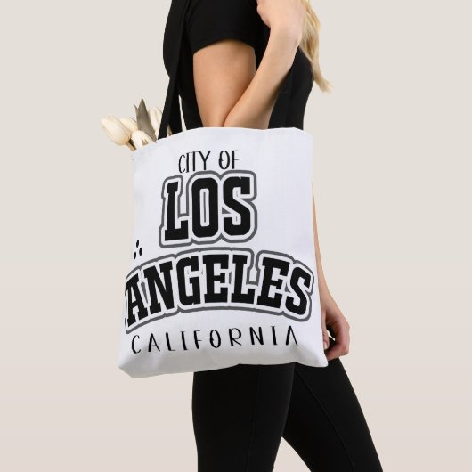 Los Angeles California Shopping canvas tas (Dichtbij)