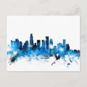 Los Angeles California Skyline Briefkaart (Voorkant)