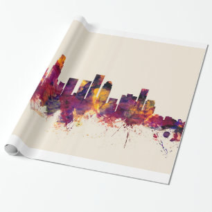 Los Angeles California Skyline Cadeaupapier