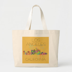 LOS ANGELES, CALIFORNIA SKYLINE GROTE TOTE BAG