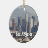 Los Angeles California Skyline Keramisch Ornament (Rechts)
