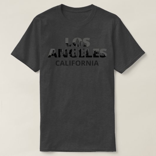 Los Angeles California Skyline Pride I T-shirt (Design voorkant)