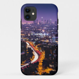 Los Angeles, California Skyline 's nachts Case-Mate iPhone Case