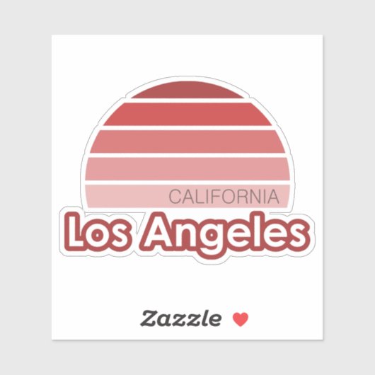 Los Angeles California Sticker (Vel)