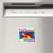 "Los Angeles California Sunset Palm Trees" Magnet (Insitu (Vaatwasser))