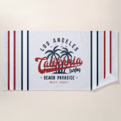 Los Angeles California Surfing Strandlaken (Voorkant)