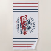 Los Angeles California Surfing Strandlaken (Voorkant)