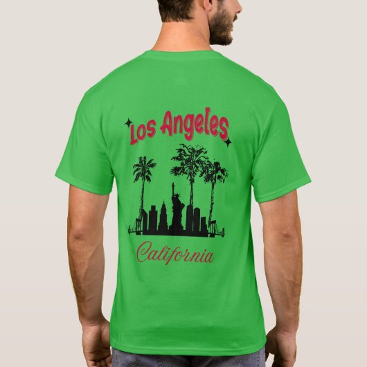 Los Angeles California T-shirt (Achterkant)