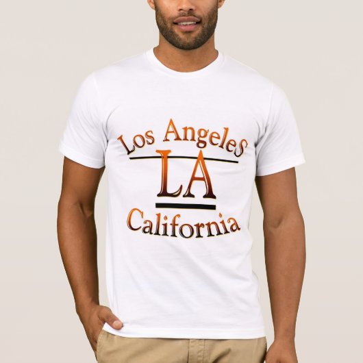 Los Angeles California T-shirt (Voorkant)